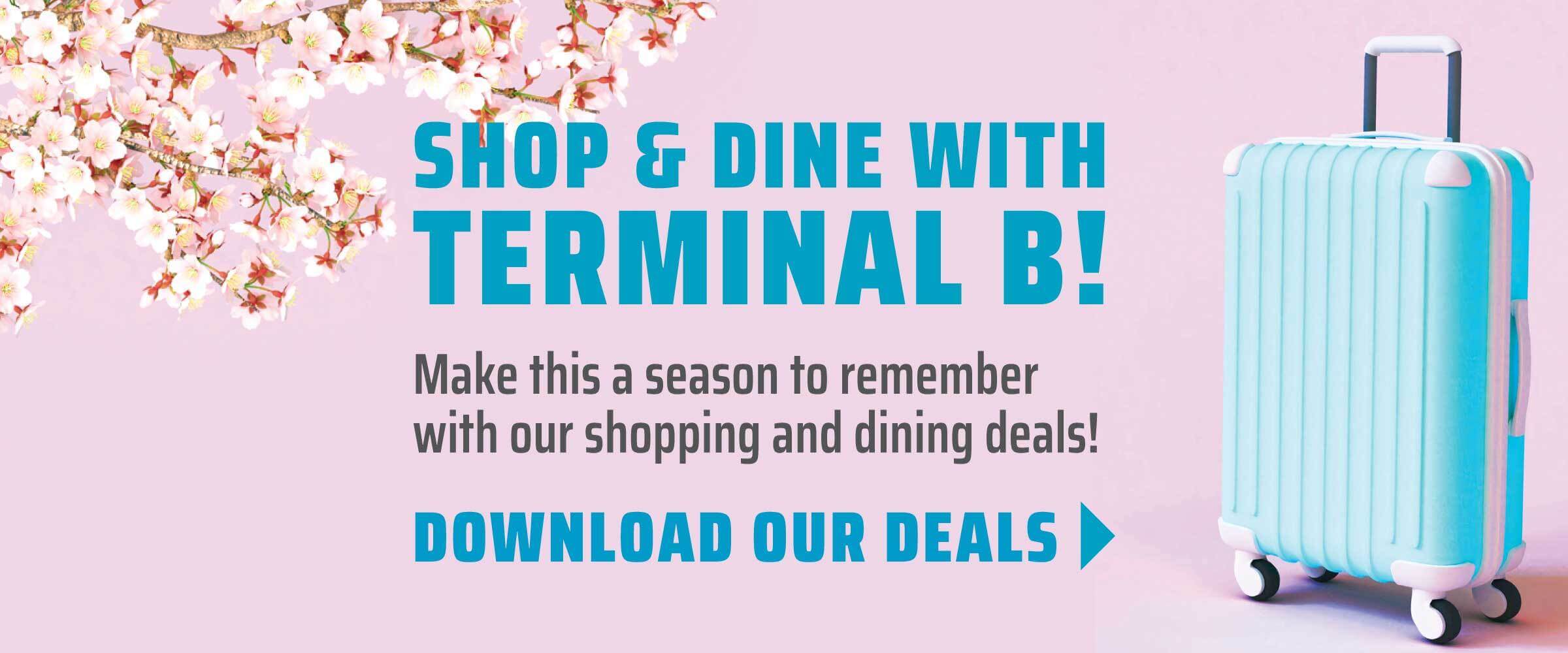 Shop & Dine With Terminal B - Desktop Version