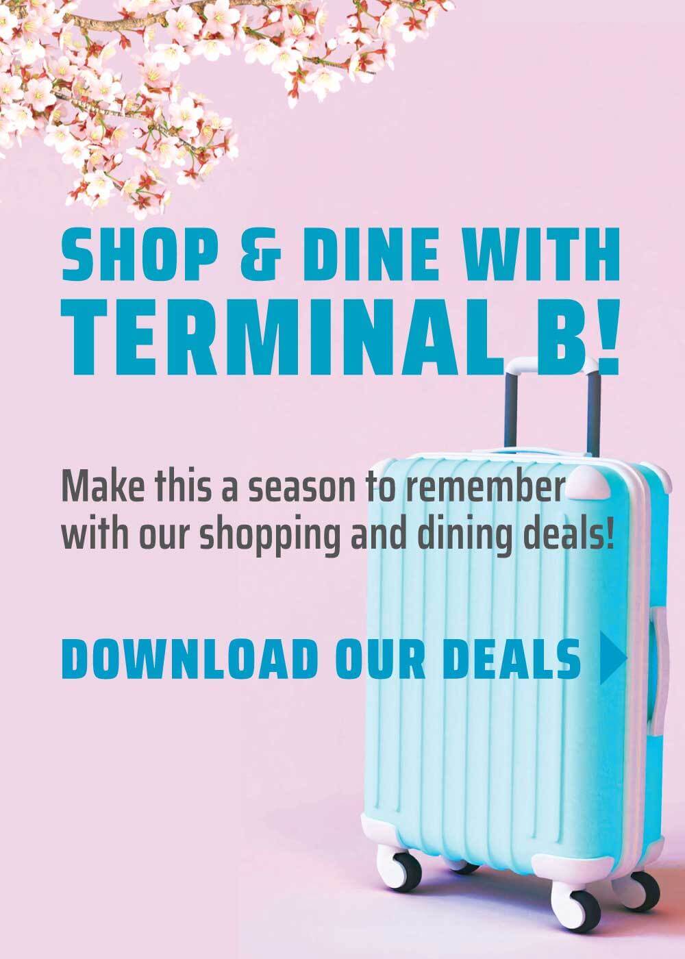 Shop & Dine With Terminal B - Mobile Version