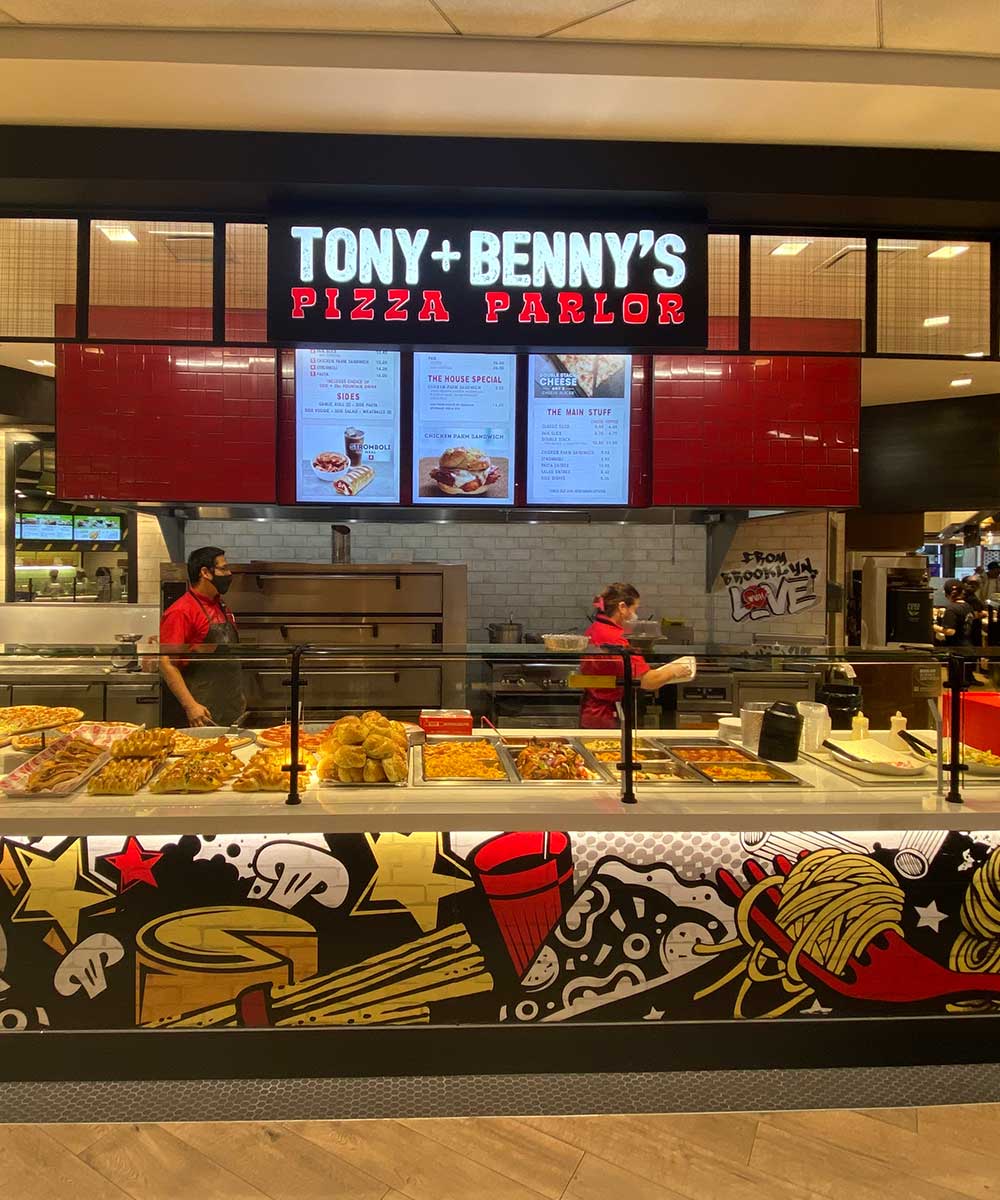 Tony + Benny's - mobile version